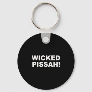 Wicked Ah! Funny Awesome Er New England  Key Ring