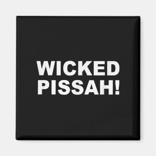 Wicked Ah! Funny Awesome Er New England  Magnet