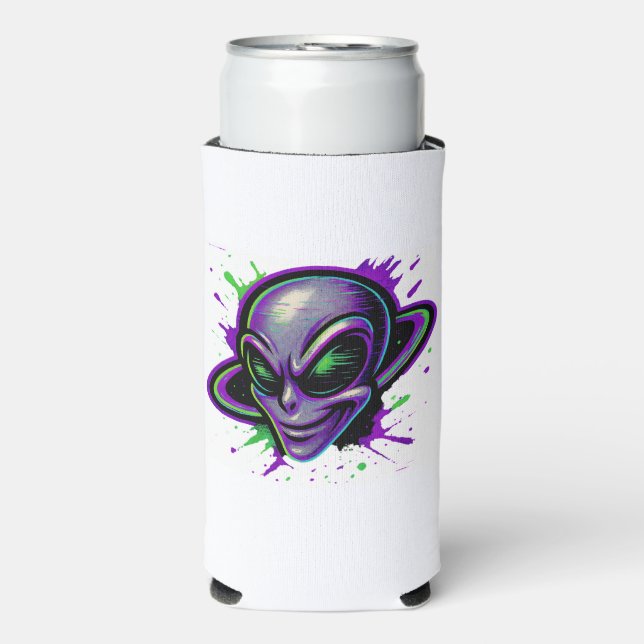 Wicked Alien Seltzer Can Cooler (Seltzer Front)