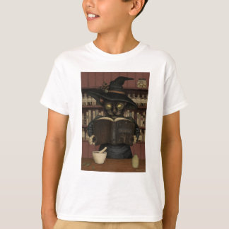 Wicked Apothecary Halloween Cat Kids T-Shirt
