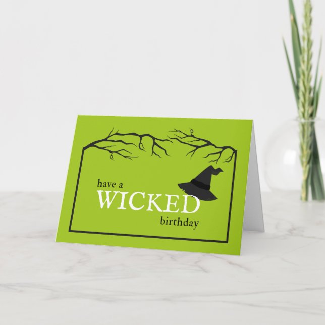 WICKED Birthday Card (Front)