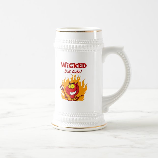Wicked but Cute Beer Stein (Right)
