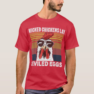Wicked Chickens Lay Deviled Eggs Costume Halloween T-Shirt