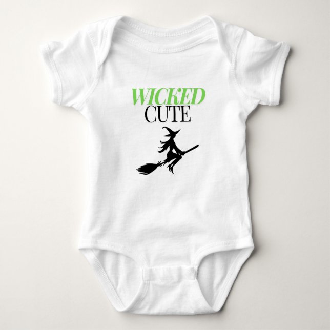 Wicked Cute Baby Bodysuit (Front)