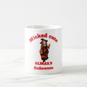 Wicked Cute Halloween Family – Personalised [Name] Coffee Mug