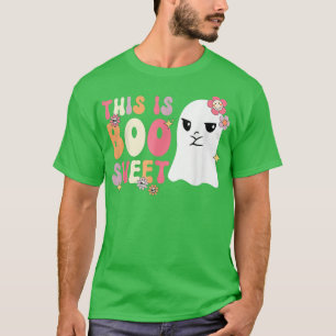 Wicked Cute Halloween Ghost Groovy Spooky Witch T-Shirt