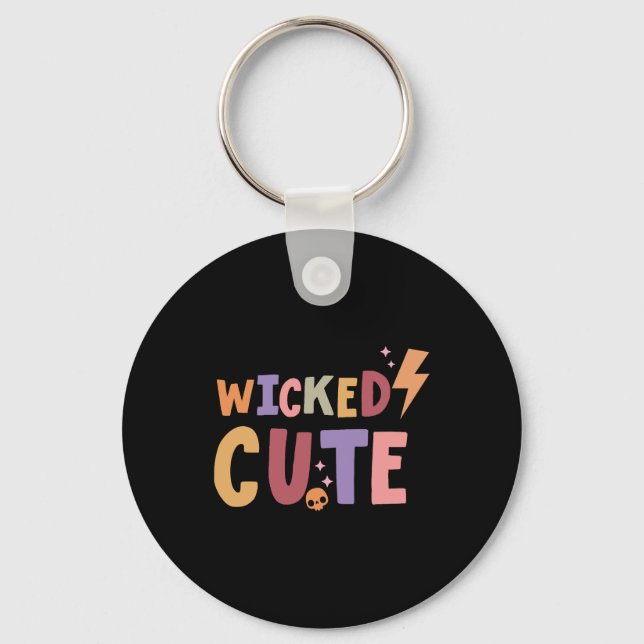 wicked cute halloween key ring (Front)