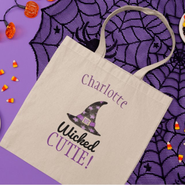 Wicked Cutie Personalised Halloween Tote Bag (Creator Uploaded)
