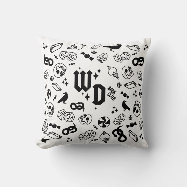Wicked Darlings Book Club Pillow (Front)