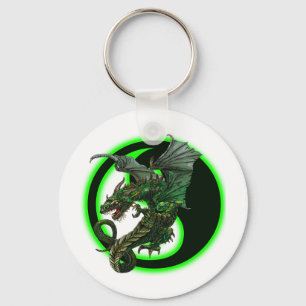 Wicked Dragon Design Key Ring