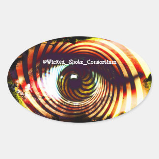 Wicked Eyez Oval Sticker