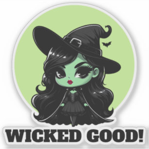 Wicked Good Little Green Witch Invitation