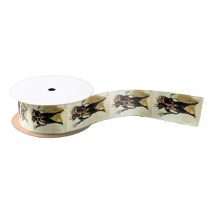 Wicked Krampus Scary Demon Xmas Christmas Satin Ribbon