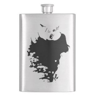 Wicked Mane Hip Flask