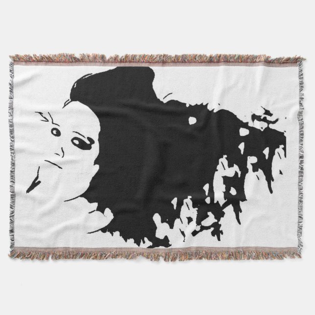 Wicked Mane Throw Blanket (Front)
