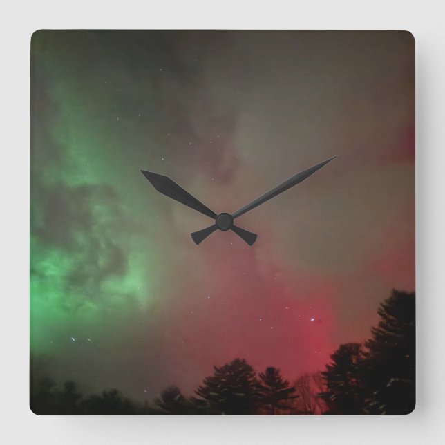 Wicked Northern Lights Clock  (Front)