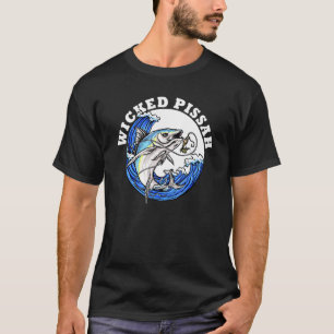 Wicked Pissah Albacore Tuna Fishing Fish Illustrat T-Shirt