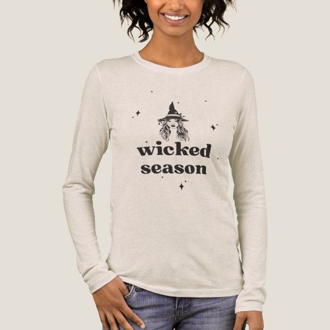 Wicked Season Witch Long Sleeve Shirt (Front)