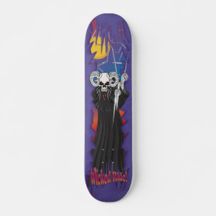 Wicked Skull Skateboard