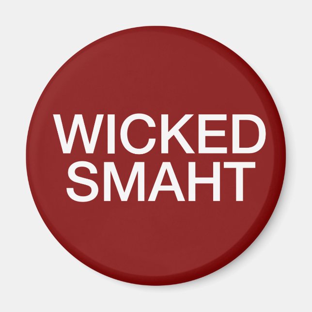 Wicked Smaht Magnet (Front)