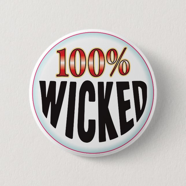 Wicked Tag 6 Cm Round Badge (Front)