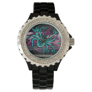 Wicked Turquoise Spider Watch