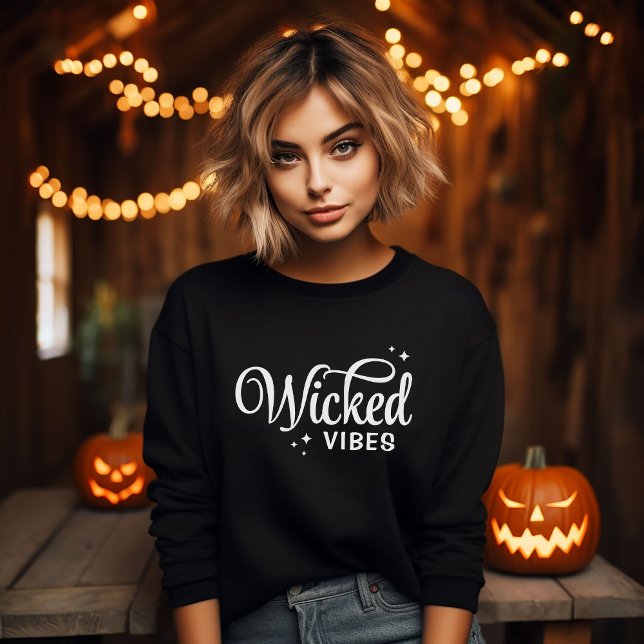 Wicked Vibes Halloween Sweatshirt (Creator Uploaded)