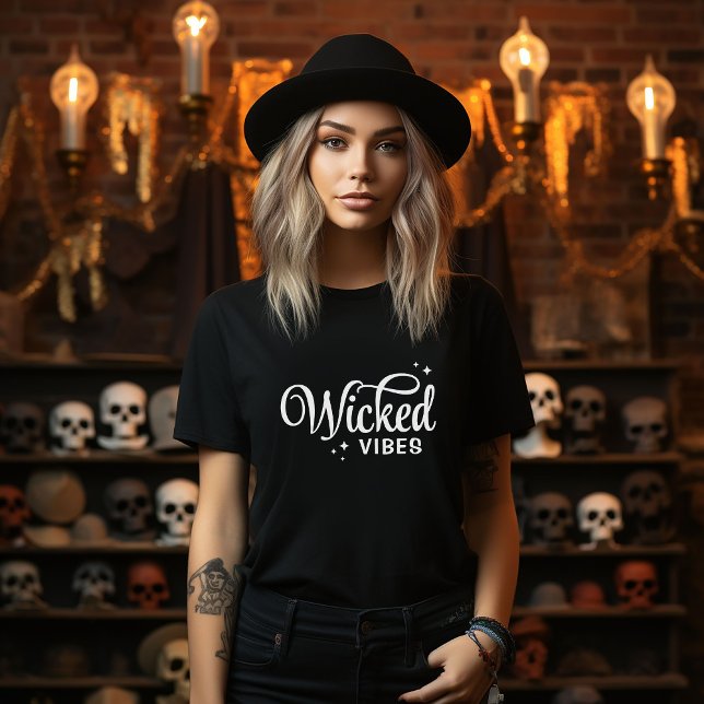 Wicked Vibes Halloween T-Shirt (Creator Uploaded)