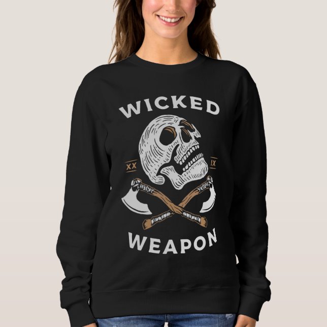 Wicked Weapon Horror Skull Dark Knight Tee Legends (Front)