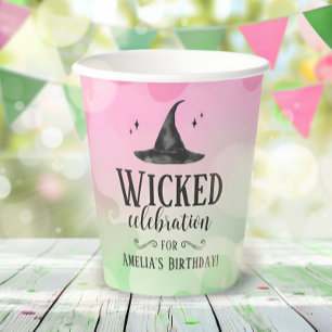 Wicked Witch Birthday Party Paper cup