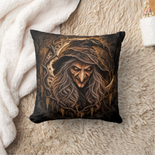 Wicked Witch Halloween Costume Party Cushion