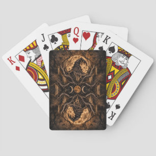 Wicked Witch Halloween Costume Party Playing Cards