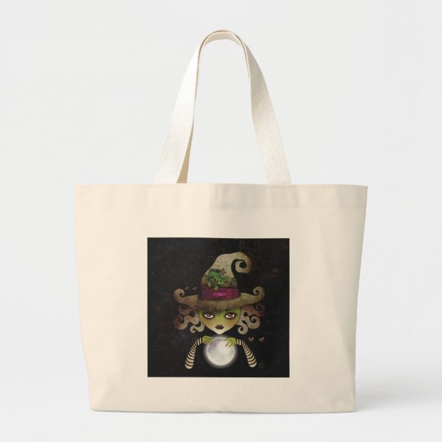 Wicked Witch Large Tote Bag (Front)
