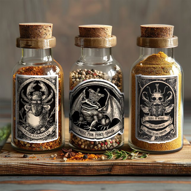 Wicked Witch Pantry Wizardry Potion Bottle Labels (Creator Uploaded)