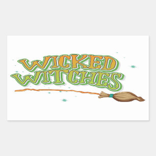 Wicked Witches Rectangular Sticker