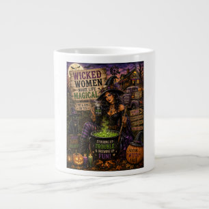 Wicked Women Make Life Magical Large Coffee Mug