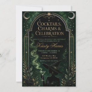 Wickedly Chic Birthday Party Invitation