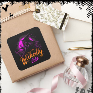 Wickedly Cute ExDesigner Halloween Square Sticker