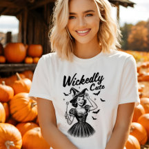 Wickedly Cute Halloween Women's Tshirt