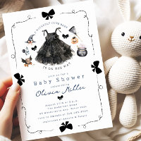 Wickedly Cute Witch Baby Shower Invitation