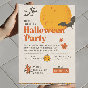 Wickedly Fun Haunted Happening Halloween Party Invitation