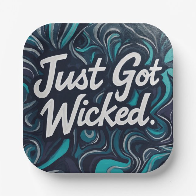 WickedWitch  Paper Plate (Front)