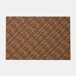 Wicker Basket Pattern Doormat