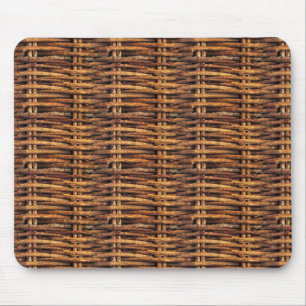 Wicker Basket Pattern Mouse Pad