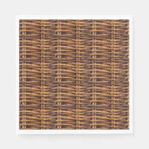 Wicker Basket Pattern Napkin
