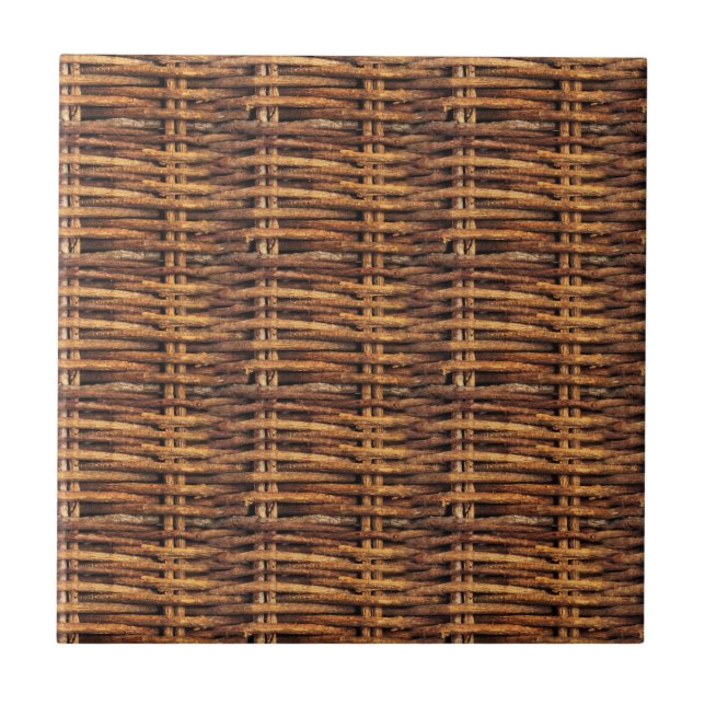 Wicker Basket Pattern Tile (Front)