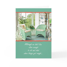 Wicker Chairs Front Porch Sweet Thinking of You