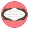 Wicker Label Jar Favour Sticker