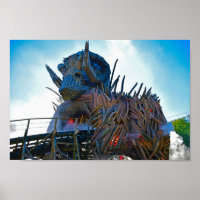 Wicker Man Statue | Alton Towers Resort