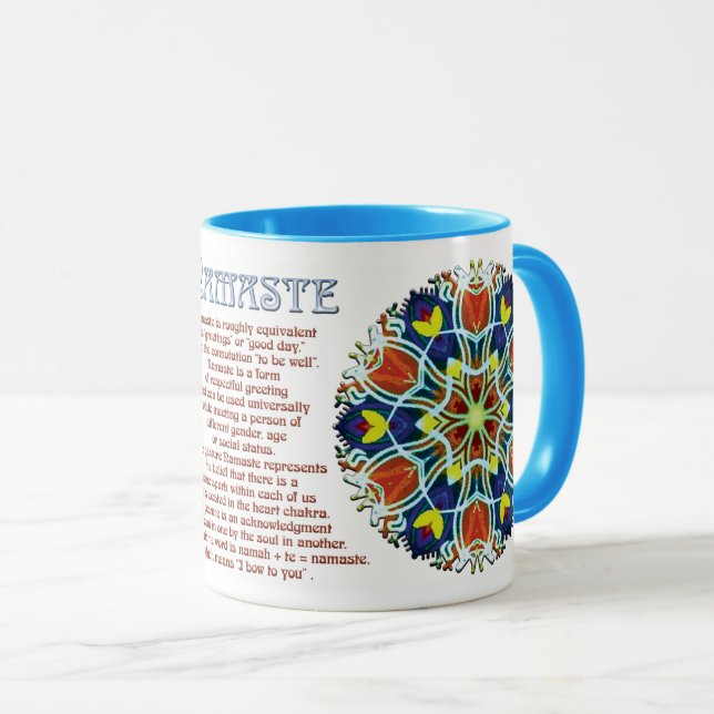 Wicker Namaste Mug (Front Right)